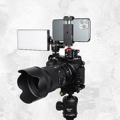 SIOTI Mini Ball Head Mount Adapter, Compatible with Monopod/Digital Card Camera/Microphone/Smart Phone/Action Camera/Flash/LCD (UM22) - color: Ultra-Mini Ball Head, size: 22mm
