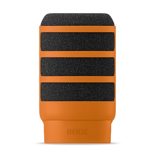 RØDE WS14 Premium Pop Filter for PodMic and PodMic USB (Orange) - color: Orange