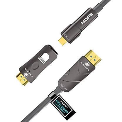 Ultra High Speed 4K HDMI Cable - 150 ft, Supports HDMI 2.0, 18Gbps, HDR10, ARC, 3D, Perfect for Laptop, Camera, PS4, Projector, TV - size: 150 feet, style: Micro HDMI & HDMI to HDMI
