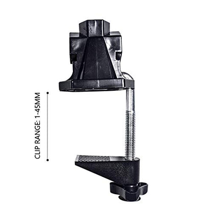 1Pc Black Bracket Clamp Accessories Holder Fit for Mic Clamps Fixed Metal Desk Lamp Clip Fittings Screw Camera Flash Mount Clamp Bracket Monitor Magic Socket Arm Clamp Desk Lamps