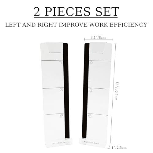 2Pcs Computer Monitor Memo Board with Box Packaging, Home Office Essentials Office Desk Accessories, Multifunction Message Board Note Holder Phone Holder