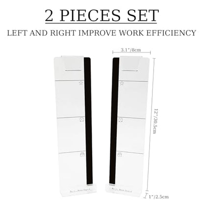 2Pcs Computer Monitor Memo Board with Box Packaging, Home Office Essentials Office Desk Accessories, Multifunction Message Board Note Holder Phone Holder