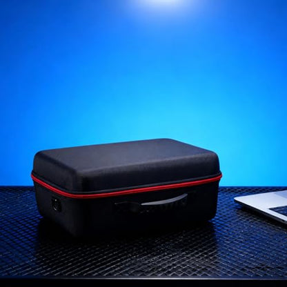 Hard EVA Travel Case, 13.8x6x10 inch, Adjustable Compartments for Electronics, Camera, Cable Organizer, Waterproof Oxford Storage