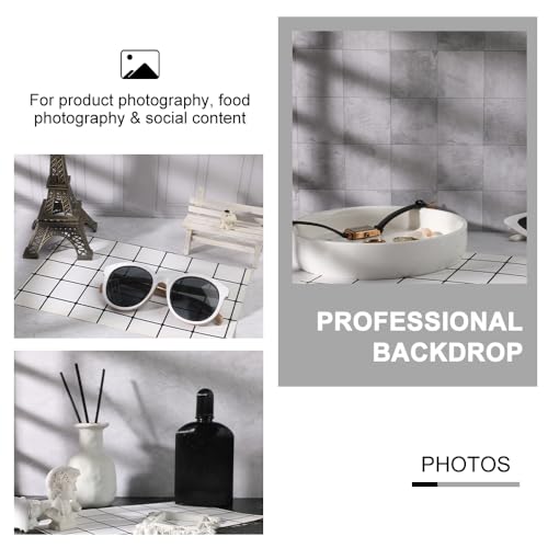 16x11.5 Inch Photo Backdrop Board, 7PCS Double Side Flat Lay Backdrop Paper with Shadow Board, Product Photography Backdrop Kit for Props, Food Jewelry Cosmetics, Small Content Creator Backdrops - color: Classic