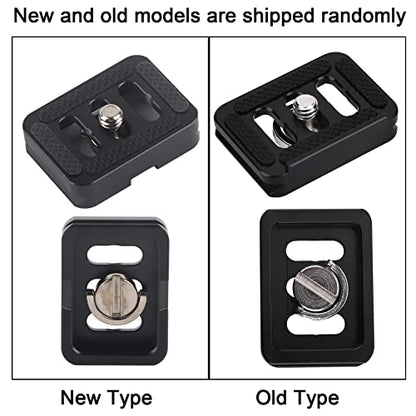 Acouto Mini Quick Release Plate Camera Mount Tackle for TY-C10 T005 / T-025 Ball Head, Aluminium Alloy Photography Accessory