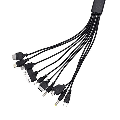 10 in 1 Universal USB Cable, Multi Charging Cable Compatible with Multiple Cell Phones Bluetooth Earphone Speaker MP3 Player