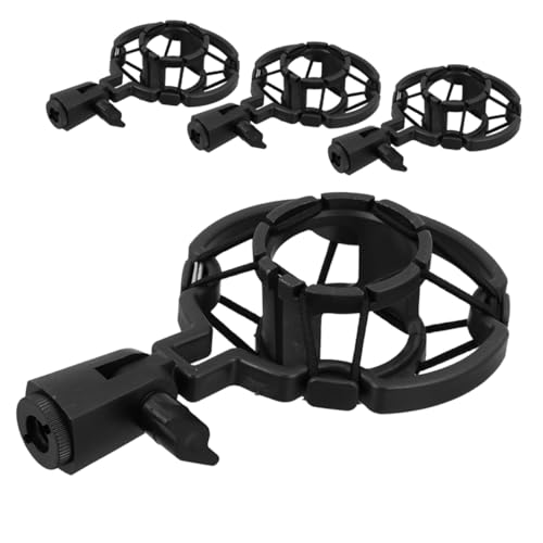BESPORTBLE 4pcs Microphone Stand Kit Desk Mount Shock Absorbing Arm Mic Holder for Recording Streaming and Studio Use