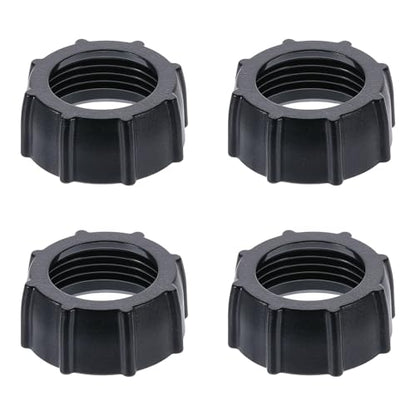 4 PCS Car Phone Mount Replacement Parts, Tightening Nut for Replacement Car Mount Screw-On 17mm Tightening Nut Ball Fixed Adapter Head Bracket Holder Ring for DVR Camcorder Wireless Charger