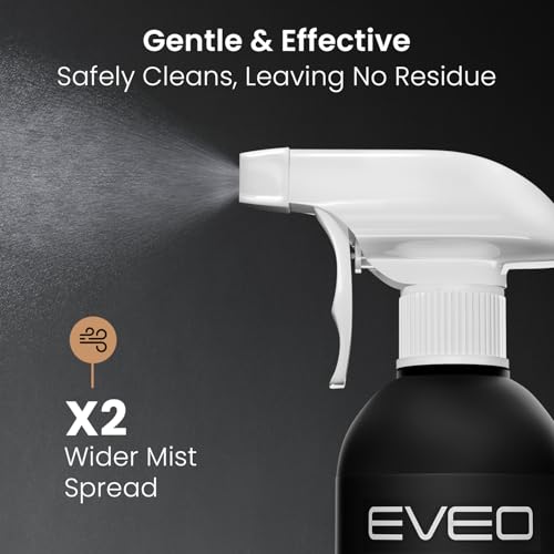 EVEO Screen Cleaner Spray - Large Screen Cleaner Bottle - TV Screen Cleaner, Computer Screen Cleaner, for Laptop, Phone, Ipad - Computer Cleaning kit Electronic Cleaner (1 Pack) - size: 1 Pack