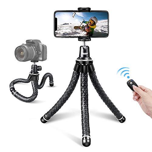 UBeesize 20'' Magnetic Selfie Stick Tripod for iPhone, MagSafe Tripod with 2-in-1 Phone Clamp & 1/4'' Screw Mount, Phone Tripod Stand with Remote - size: 20in