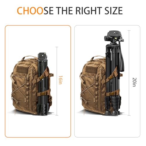 60″ Camera Tripod Lightweight Travel Tripod Stand Compatible with Canon Nikon DSLR Cameras with Wireless Remote Phone Holder and Bag Max Load 6.6 LB Black
