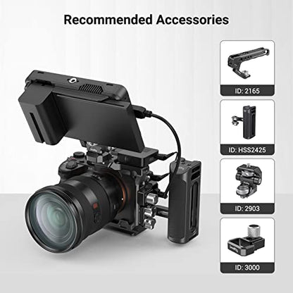 SmallRig Camera Half Cage for Sony Alpha 7 V/Alpha 7R V/Alpha 7 IV/Alpha 7S III/Alpha 1 / Alpha 7R IV - 3639