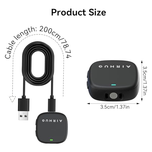 AIRHUG Conference USB Microphone No Speaker, Desktop Computer Mic, Noise Canceling, Mute Button & LED Indicator, Plug & Play for Video Conference, Gaming, Online Class, Compatible with Windows & MacOS