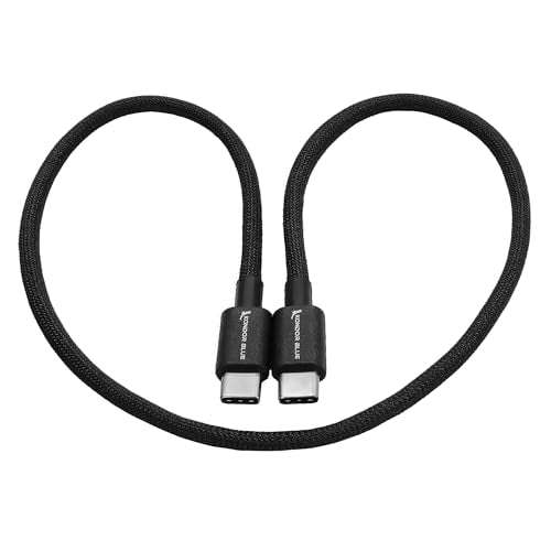 KONDOR BLUE | 20 Inch USB-C Cable for DJI LiDAR Focus System | Reliable Communication Cable for Compatible LiDAR Workflows | Black - size: 20 Inch