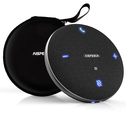 M4 Bluetooth Speakerphone Conference Microphone with AI Noise Reduction Full-Duplex AI Transcription USB Speakerphone 360° Voice Pickup Conference Speaker Home Office for Teams/Zoom, Black - color: M4 Black, style: M4 Omnidirectional Speakerphone