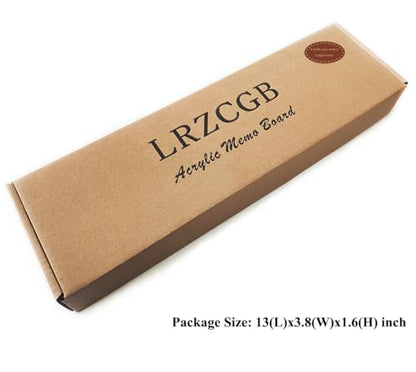 LRZCGB Acrylic Monitor Sticky Note Holder, Transparent Message Board Reminder for Computer Screen (Left) - color: Left