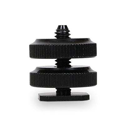 SLOW DOLPHIN 1/4 Inch Hot Shoe Mount Adapter Tripod Screw for DSLR Camera Rig(2 Packs)