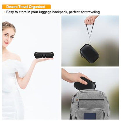 Elonbo Camera Carrying Case for KODAK PIXPRO FZ55 / FZ53 / FZ45 / FZ43 16MP Digital Camera, Vlogging Camera Storage Holder TTravel Bag, Mesh Bag Fits Batteries, Cable, Memory Card, Card Reader,Black - color: Black