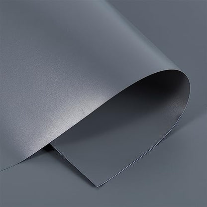BENECREAT 40x15inch PVC Photography Backdrop, Matte Gray PVC Vinyl Photo Background for Product Video Photography Photo Studio - color: Grey