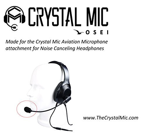 Replacement aviation microphone windscreens for Bose, Lightspeed, David Clark, Crystal Mic (Two (2) Pack Standard Model) - color: Two (2) Pack Standard Model