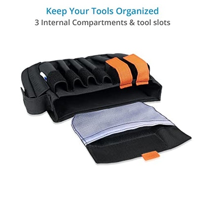 PROAIM Cube AC Pouch (Small) For Camera Assistants, Grips & Techs. Comes with a 2.5 Wide Belt Loop, External Pockets & D-Ring. For Utility Tools & Video Accessories (P-CBAC-01)