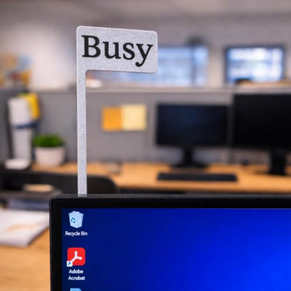 Desk Status Flag - Busy/on Call/Meeting/Back off - Focus Indicator for Home Office - Work from Home Desk Sign - Productivity Desk Accessory - PLA Material - style: Marble-CALL