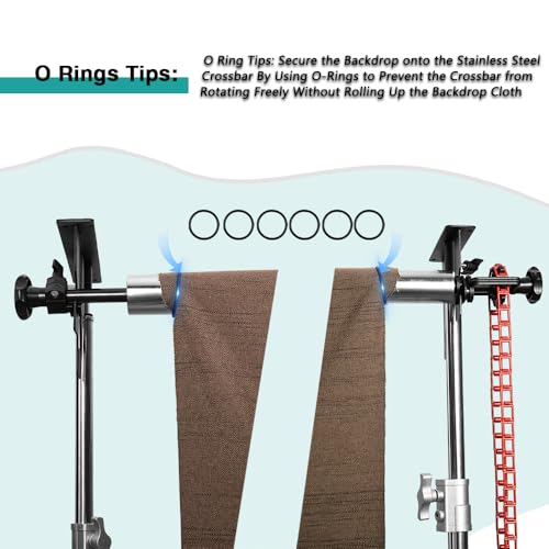 MagicLine Backdrop Poles,10ft/3m Stainless Steel Crossbar for Electric Motorized & Manual Studio Roller Background Support System, Crossbar for Backdrop Stand-Applicable to Home Photo Video