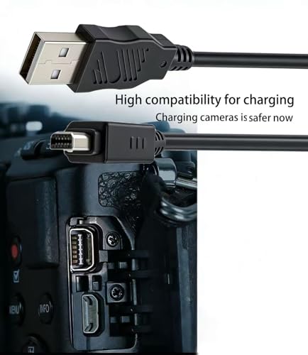 Replacement CB-USB5/6/8 Camera Charging Cable, Compatible with Olympus Tough TG-310 TG-320 TG-610 TG-630 TG-810 TG-820 TG-830 TG-835 TG-850 TG-870 (5FT)
