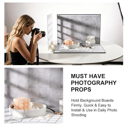 16x11.5 Inch Photo Backdrop Board, 7PCS Double Side Flat Lay Backdrop Paper with Shadow Board, Product Photography Backdrop Kit for Props, Food Jewelry Cosmetics, Small Content Creator Backdrops - color: Classic
