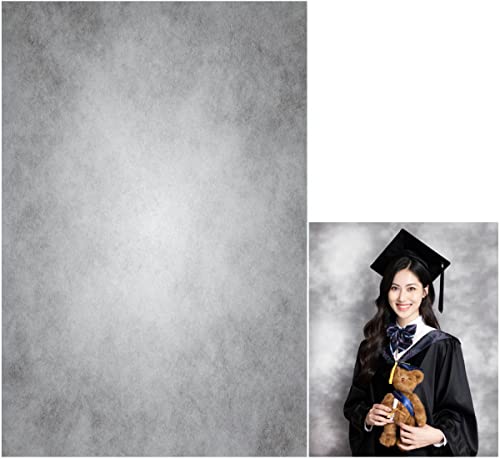 6x9ft Gray Abstract Photography Backdrops Grey Portrait Photo Studio Prop Background for Photographyer Ash Texture Backdrop for Party - color: TT-S0322, size: 6x9ft