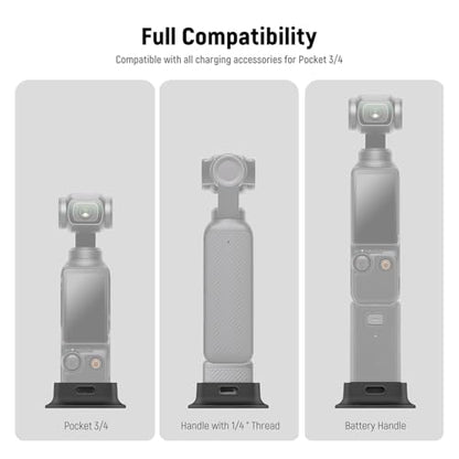 NEEWER Silicone Base Compatible with DJI Osmo Pocket 4P / 4/3 Gimbal Camera, ø64mm Nonslip Soft Stable Anti Scratch Desktop Camera Mount Support Stand Accessory, AC020 - style: AC020