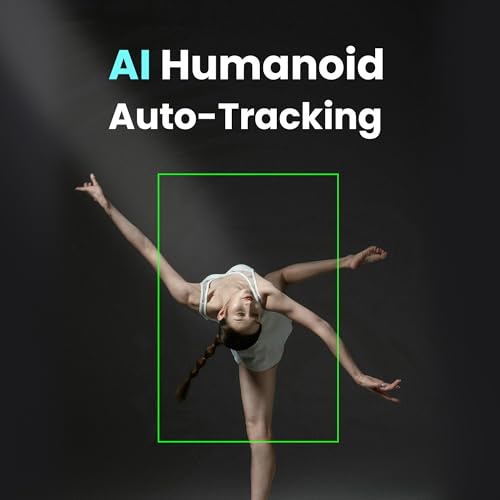 AI Auto Tracking PTZ Camera 3G-SDI/USB3.0/HDMI/LAN PoE 30X Optical and 8X Digital Zoom Live Streaming Camera 1080P 60FPS for Church Services Worship Education Events vMix OBS YouTube - color: glossy black