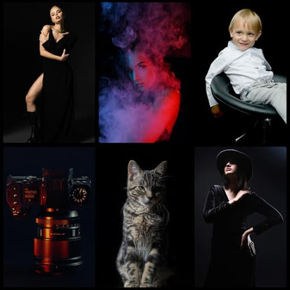 Meking 39.37x78.74 inch PVC Backdrop, Matte & Reflective Black Background for Photography Reusable Daul-Sided Vinyl Backdrops for Product Photography,Portrait Shoots and Photo Studio - color: Matte & Reflective Black
