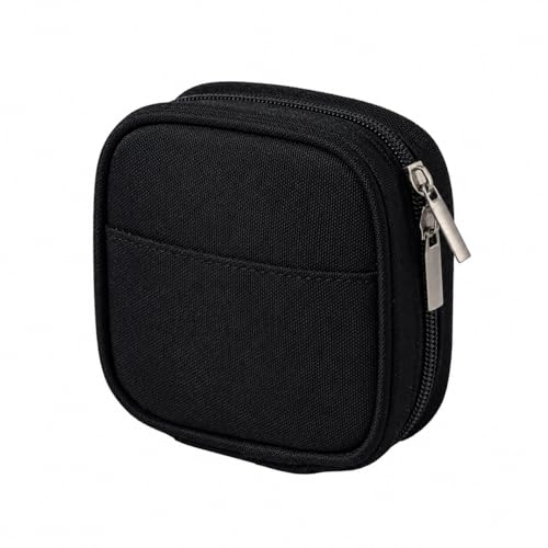 Mini Travel Carry Storage Case, Portable Charger Case Organizer, Small Pouch Compatible with MacBook Power Adapter, Tech Bag for Laptop Accessories Cables, Cords, USB Drives, Power Bank, Earphones
