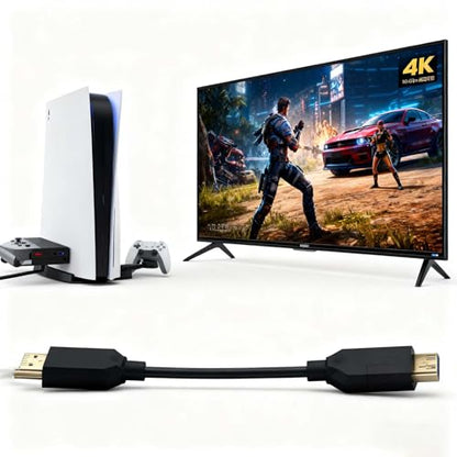 4K Mini HDMI to Mini HDMI Cable 9.84inch, High Speed 10.2Gbps Compatible with Camera,Camcorder to HDTV, Monitor, Display (Male to Male)
