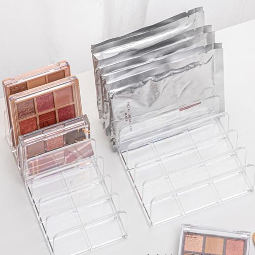 14 Slots Universal Multi Device Organizer Dock Space-Saving Acrylic Clear Multi Phone Stand Holder Divider for iPhone Portable External Hard Drive HDD Phone Cases External CD/DVD Drive