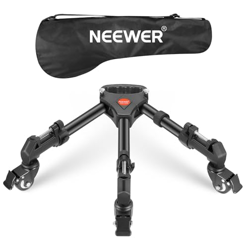 NEEWER Photography Tripod Dolly, Heavy Duty 33lbs Capacity Tripod Wheels with 2 inch Rubber Wheels, Adjustable Leg Mount and Carry Bag for Canon Nikon Sony DSLR Cameras Camcorder Photo Video Lighting - style: NW-600 with 2" Wheels