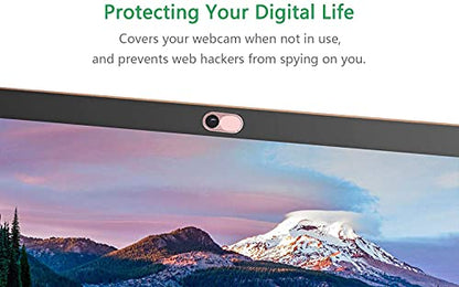 CloudValley Camera Cover Slide Ultra-Thin, Webcam Cover for MacBook air, Laptop, iMac, Desktop, PC, MacBook Pro, iPad, iPhone 8/7/6, Privacy Web Camera Protection [2 Packs], Pink - color: Pink-2 Pcs