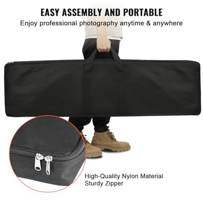 VEVOR 10ft x10ft Pipe and Drape Kit, Heavy Duty Backdrop Stand with Carbon Steel Base, Adjustable Backdrop Support with 2 Clamps and A Carry Bag for Wedding, Party, Event, Photography and Exhibition - size: 10 x 10 ft