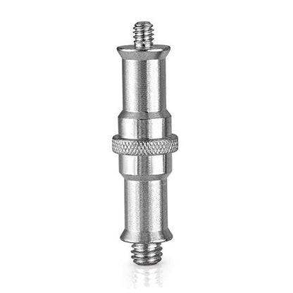 Neewer 2 Pieces Standard 1/4 to 3/8 inch Metal Male Convertor Threaded Screw Adapter Spigot Stud for Studio Light Stand, Hotshoe/Coldshoe Adapter, Ball Head, Wireless Flash Receiver, Trigger - ST24 - style: ST24
