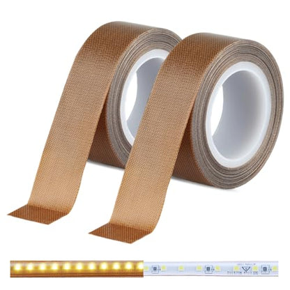 Light Strip Masking Tape 0.78inx 32.8ft Brown Light Dimming Tape for Soften Light, 2PCS - color: Brown