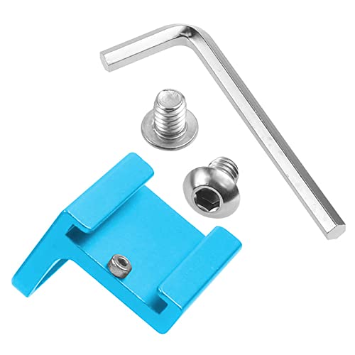 Cold Shoe Mount Adapter 90 Degree Angle for Camera Rig Attach Side Cage Quick Release L Bracket Plate Handle 1/4"" Screws, As Pictures Shown