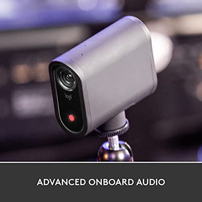 Logitech for Creators Mevo Start, Wireless Live Streaming Camera, 1080p HD Video Quality, Intelligent App Control, Stream via LTE or Wi-Fi - Black - style: 1 Pack