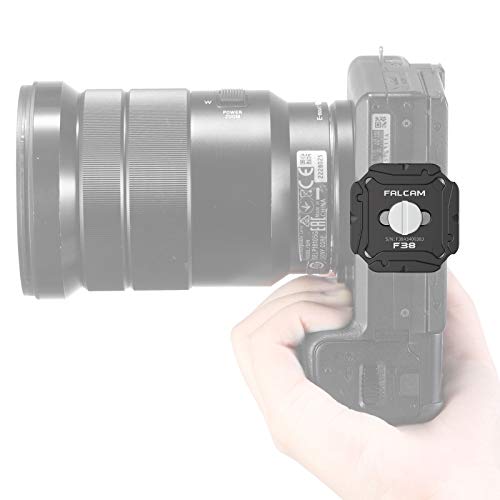ULANZI F38 Camera Quick Release Plate w 1/4" to 3/8" Screw Thread, Quick Release System QR Plate Camera Tripod Mount Adapter for Sony Canon Monopod DSLR Stabilizer Slider DJI Switch Between Stablizer - size: F38
