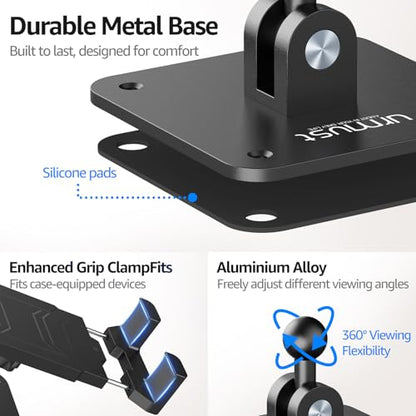 Urmust Tablet Wall Mount Ipad Holder, 4.7-15.6" | 360° Adjustable, iPad, Galaxy Tab, Sturdy Aluminum, For Home, Office & Public Spaces - size: No Arm Pro-Up to 15.6"