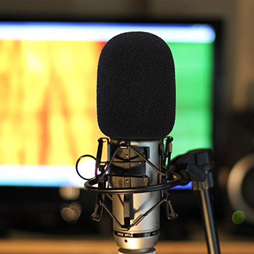 WS2 Microphone Pop Filter/Windscreen Compatible with Rode NT1-A, Procaster, podcaster, NT2-A,K2, NT1000, NT2000and Broadcaster Microphones by SUNMON - size: Rode NT