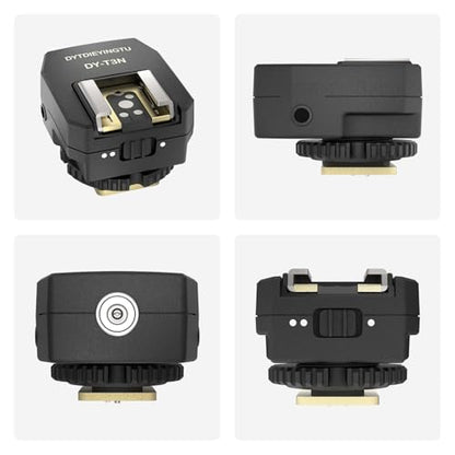 DY-T3N for Nikon Camera Flash hot Shoe Converter Adapter, Small Flash Godox iT30 im20/30, Height-Increasing Multi-Flash Trigger, Extended Body Universal Accessory (DY-T3N N01) - size: DY-T3N N01