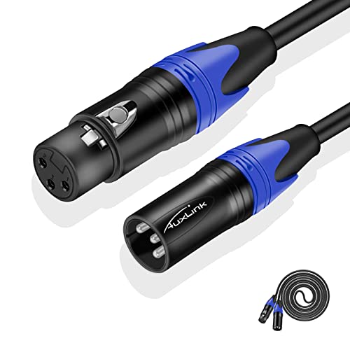 XLR Cables 50ft, Microphone Cable, XLR Male to Female Mic Cable 3 Pin for Speaker Systems, Radio Station, and More - 1 Pack 50 Feet - size: 50 Ft 1 Pack