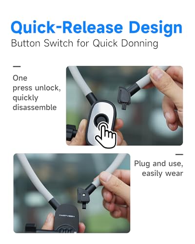 Magnetic Neck Phone Holder with Light, Hands Free Selfie Tripod Chest Mount Filming for iPhone 16 Samsung GoPro DJI Insta360, Neck Phone Holder for Recording POV Video Vlog - size: S7PRO Magnetic Version w Light