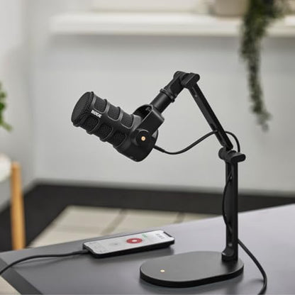 Rode DS2 Desktop Studio Arm for Microphones with Rode Premium XLR Cable (10' Orange)